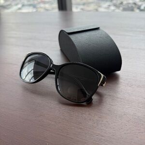 Prada Oversized Black  Sunglasses